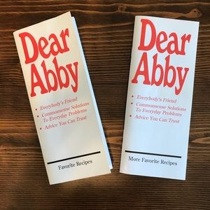 Dear Abby Cookbook Booklets